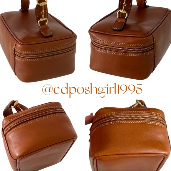 Gucci by Tom Ford mid 90s Horsebit Vanity makeup leather case tan with horsebit - Picture 16 of 16